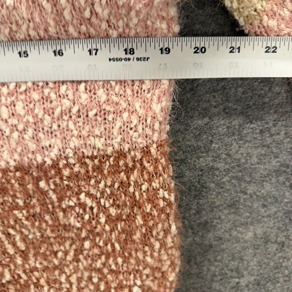 LC Lauren Conrad Sweater Pullover Women XS Pink Striped Knit Turtleneck Acrylic - Picture 5 of 7